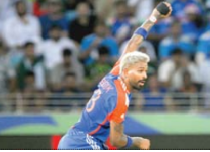 ऑलराउंडर हार्दिक पंड्या की पूरी ताकत से प्रै्निटस